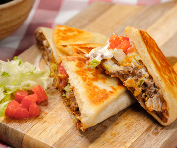 Crispy Crunchwraps with Ground Beef & Heart