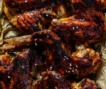 Sticky Honey Garlic Chicken Wingettes & Drumettes