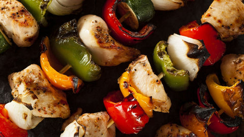 Grilled Chicken & Veggie Skewers