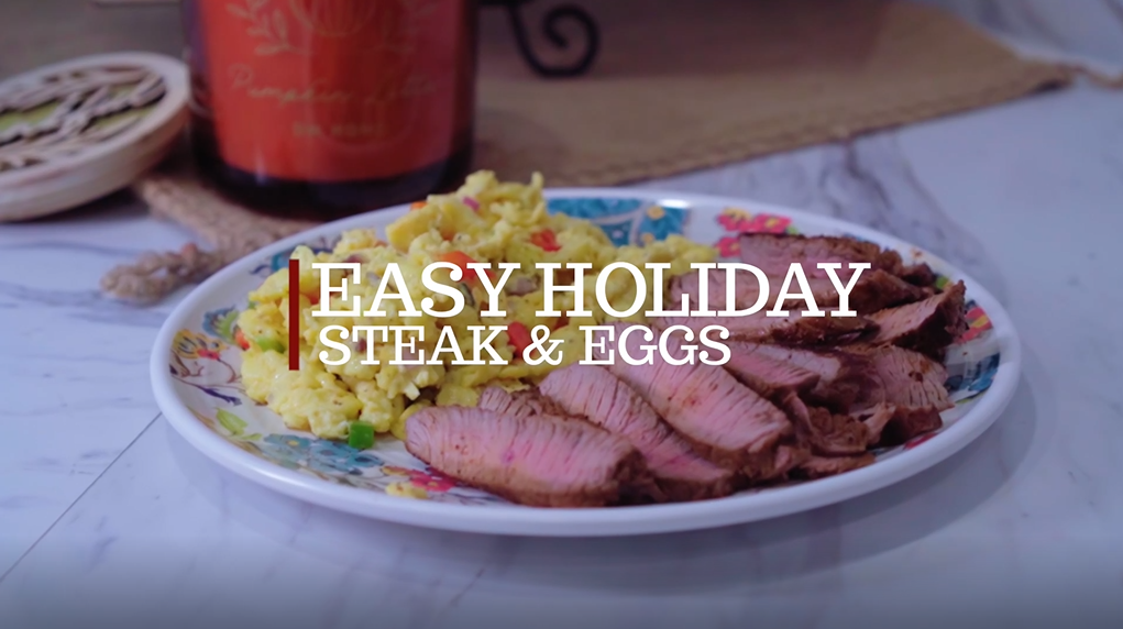 Easy Holiday Steak & Eggs