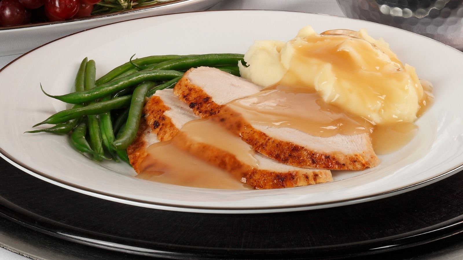 Ranch Roasted Turkey Breast & Green Beans