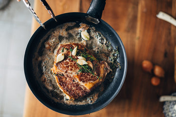 Garlic Butter Reverse-Seared Steak