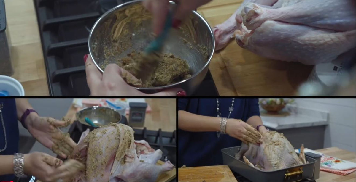 How to prepare the Herb & Garlic Butter Turkey Recipe